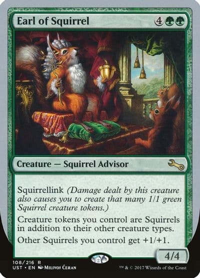Earl of Squirrel Unstable Magic card