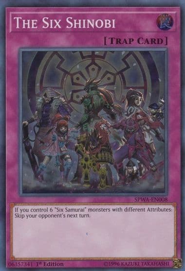 The Six Shinobi Spirit Warriors Yu-Gi-Oh! card