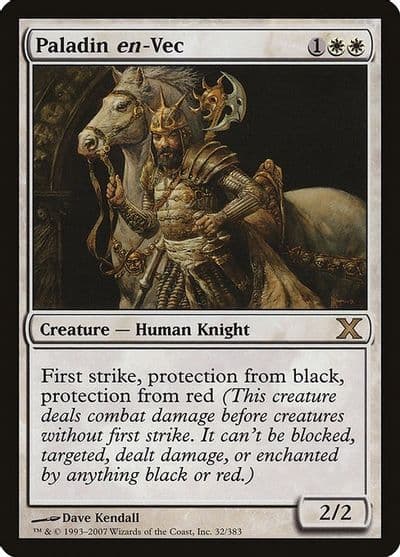 Paladin en Vec 10th Edition Magic card