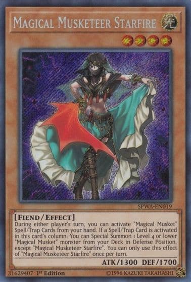 Magical Musketeer Starfire Spirit Warriors Yu-Gi-Oh! card