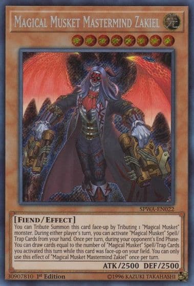Magical Musket Mastermind Zakiel Spirit Warriors Yu-Gi-Oh! card