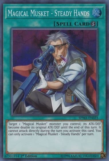 Magical Musket Steady Hands Spirit Warriors Yu-Gi-Oh! card