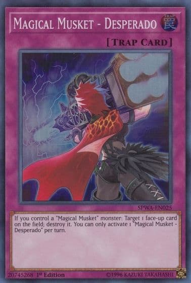 Magical Musket Desperado Spirit Warriors Yu-Gi-Oh! card