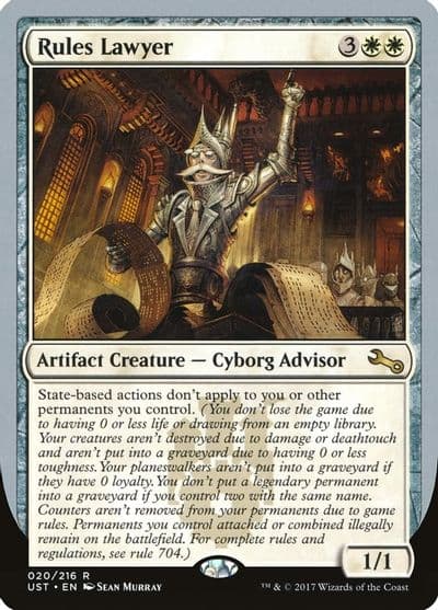Rules Lawyer Unstable Magic card