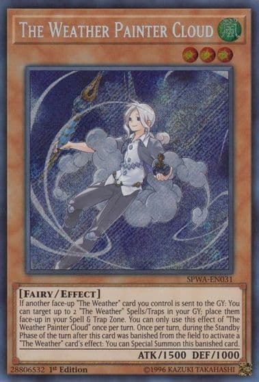 The Weather Painter Cloud Spirit Warriors Yu-Gi-Oh! card