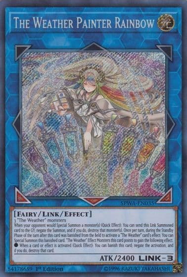 The Weather Painter Rainbow Spirit Warriors Yu-Gi-Oh! card