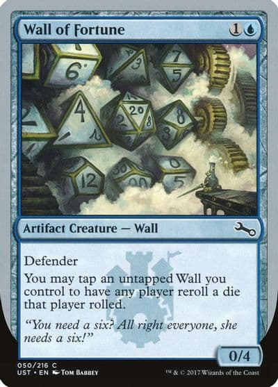 Wall of Fortune Unstable Magic card