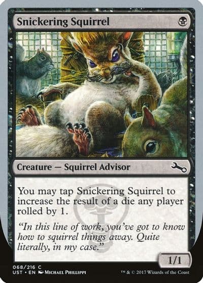 Snickering Squirrel Unstable Magic card