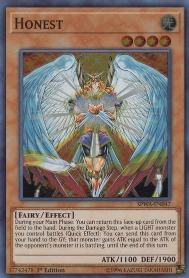 Honest Spirit Warriors Yu-Gi-Oh! card