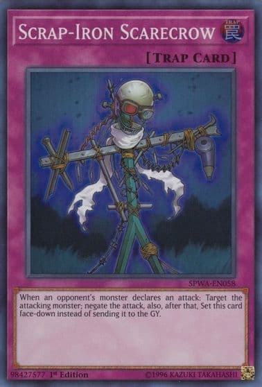Scrap Iron Scarecrow Spirit Warriors Yu-Gi-Oh! card