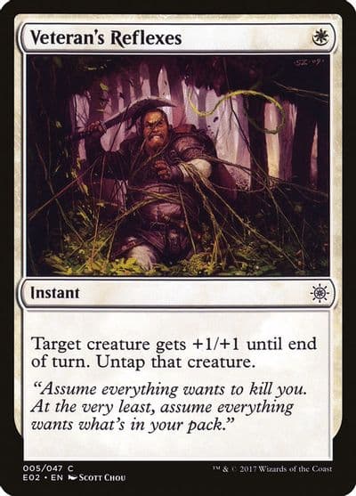 Veterans Reflexes Explorers of Ixalan Magic card