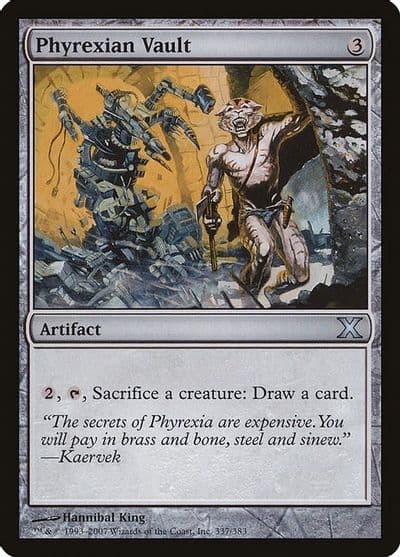 Phyrexian Vault 10th Edition Magic card