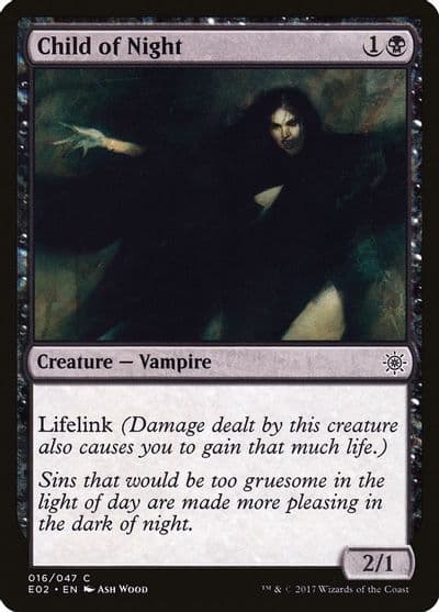 Child of Night Explorers of Ixalan Magic card