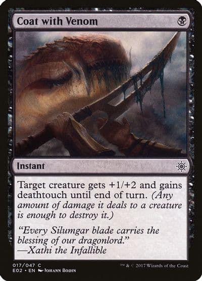 Coat with Venom Explorers of Ixalan Magic card