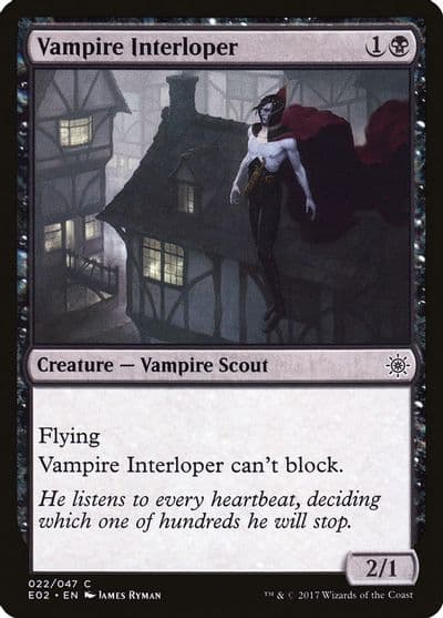 Vampire Interloper Explorers of Ixalan Magic card