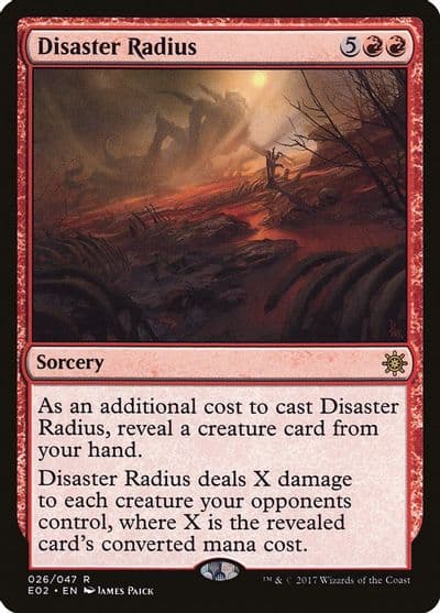 Disaster Radius Explorers of Ixalan Magic card