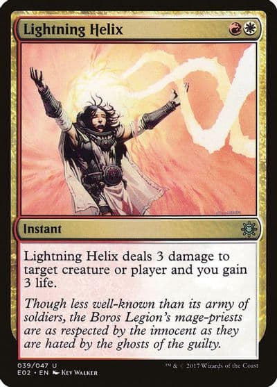 Lightning Helix Explorers of Ixalan Magic card