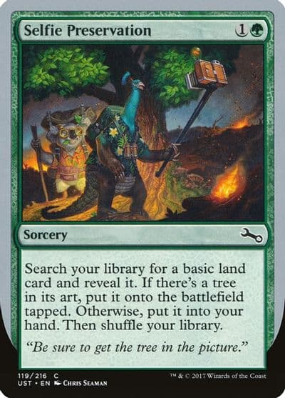Selfie Preservation Unstable Magic card