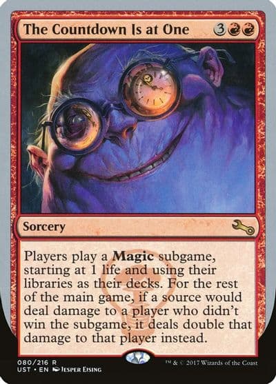 The Countdown Is at One Unstable Magic card
