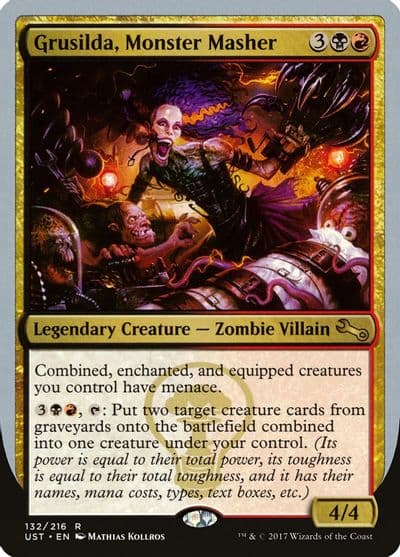 Grusilda Monster Masher Unstable Magic card
