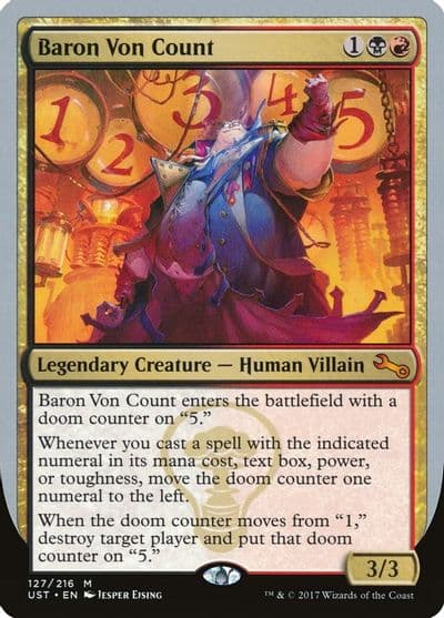 Baron Von Count Unstable Magic card