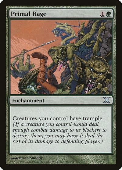 Primal Rage 10th Edition Magic card