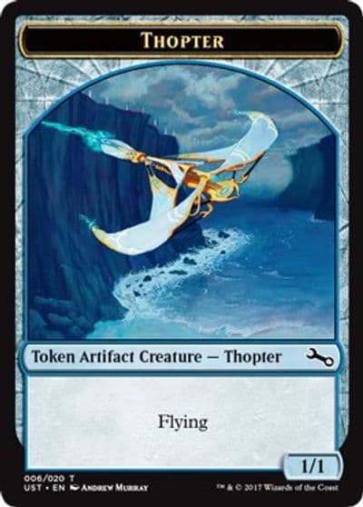 Thopter Token Unstable Magic card