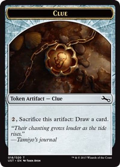 Clue Token Unstable Magic card