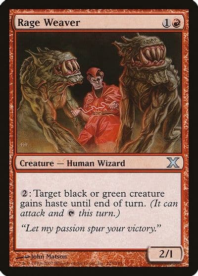 Rage Weaver 10th Edition Magic card