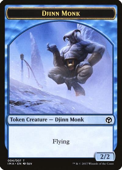 Djinn Monk Token 004 Iconic Masters Magic card