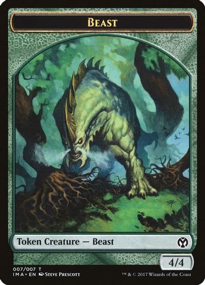 Beast Token 007 Iconic Masters Magic card