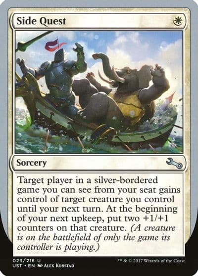 Side Quest Unstable Magic card