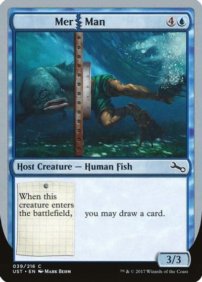 Mer Man Unstable Magic card