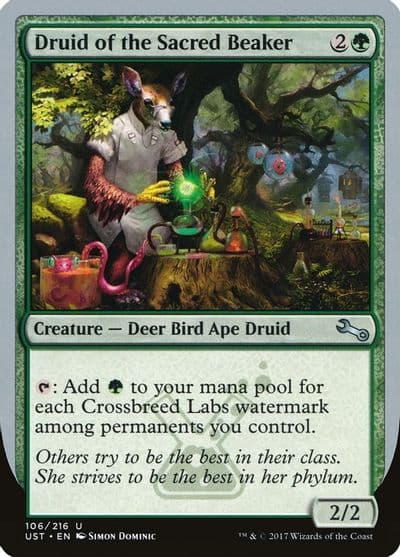 Druid of the Sacred Beaker Unstable Magic card