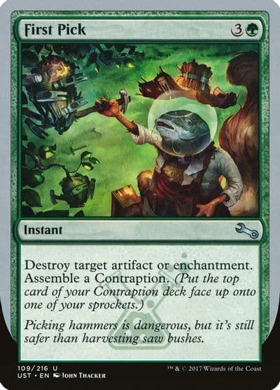 First Pick Unstable Magic card
