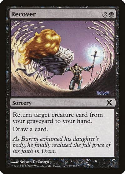 Recover 10th Edition Magic card