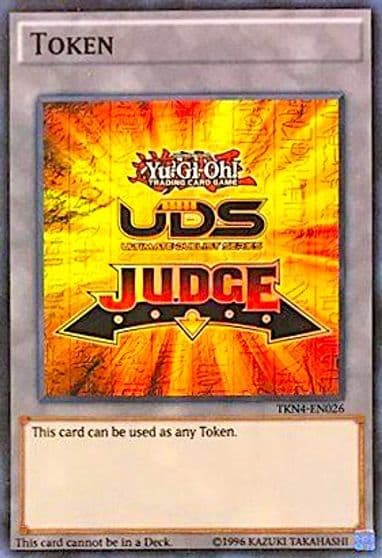 Official Judge Token TKN4 EN026 Judge Promotional Cards Yu-Gi-Oh! card