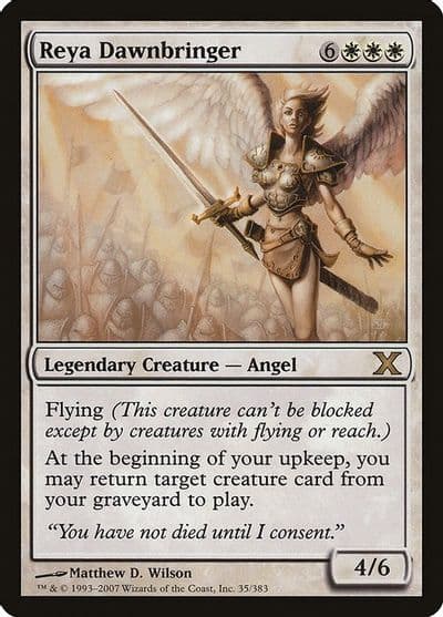 Reya Dawnbringer 10th Edition Magic card