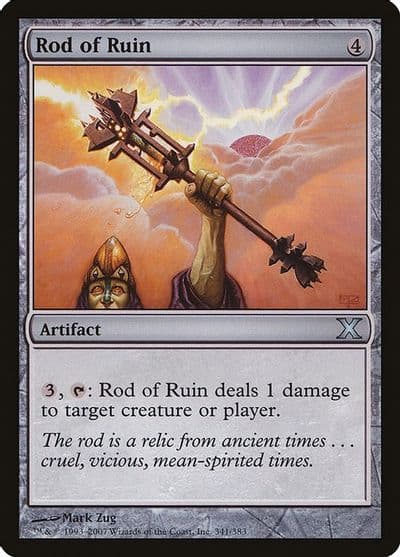 Rod of Ruin 10th Edition Magic card