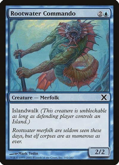 Rootwater Commando 10th Edition Magic card