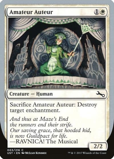 Amateur Auteur A Unstable Magic card