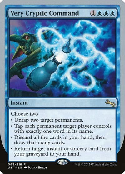Very Cryptic Command B Unstable Magic card