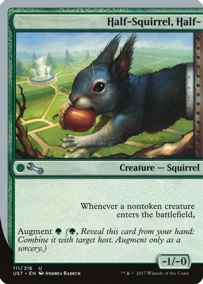 Half Squirrel Half Unstable Magic card
