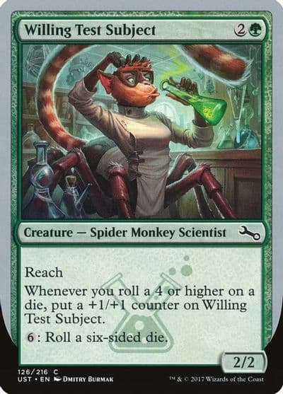 Willing Test Subject Unstable Magic card