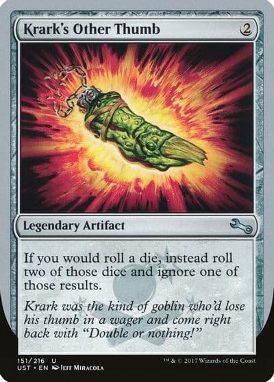 Krarks Other Thumb Unstable Magic card