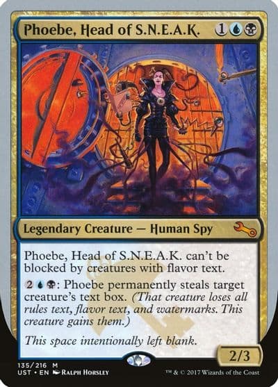 Phoebe Head of SNEAK Unstable Magic card