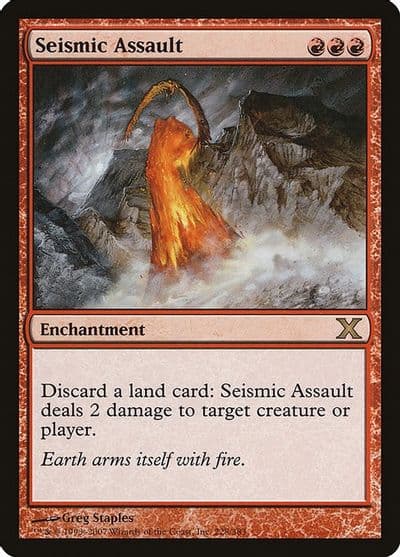Seismic Assault 10th Edition Magic card