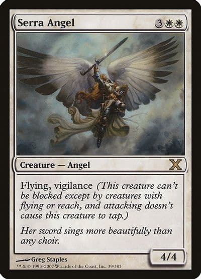 Serra Angel 10th Edition Magic card