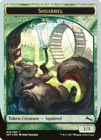 Squirrel Token Unstable Magic card