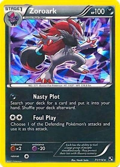 Zoroark (Cracked Ice Holo) Blister Exclusives Pokemon card